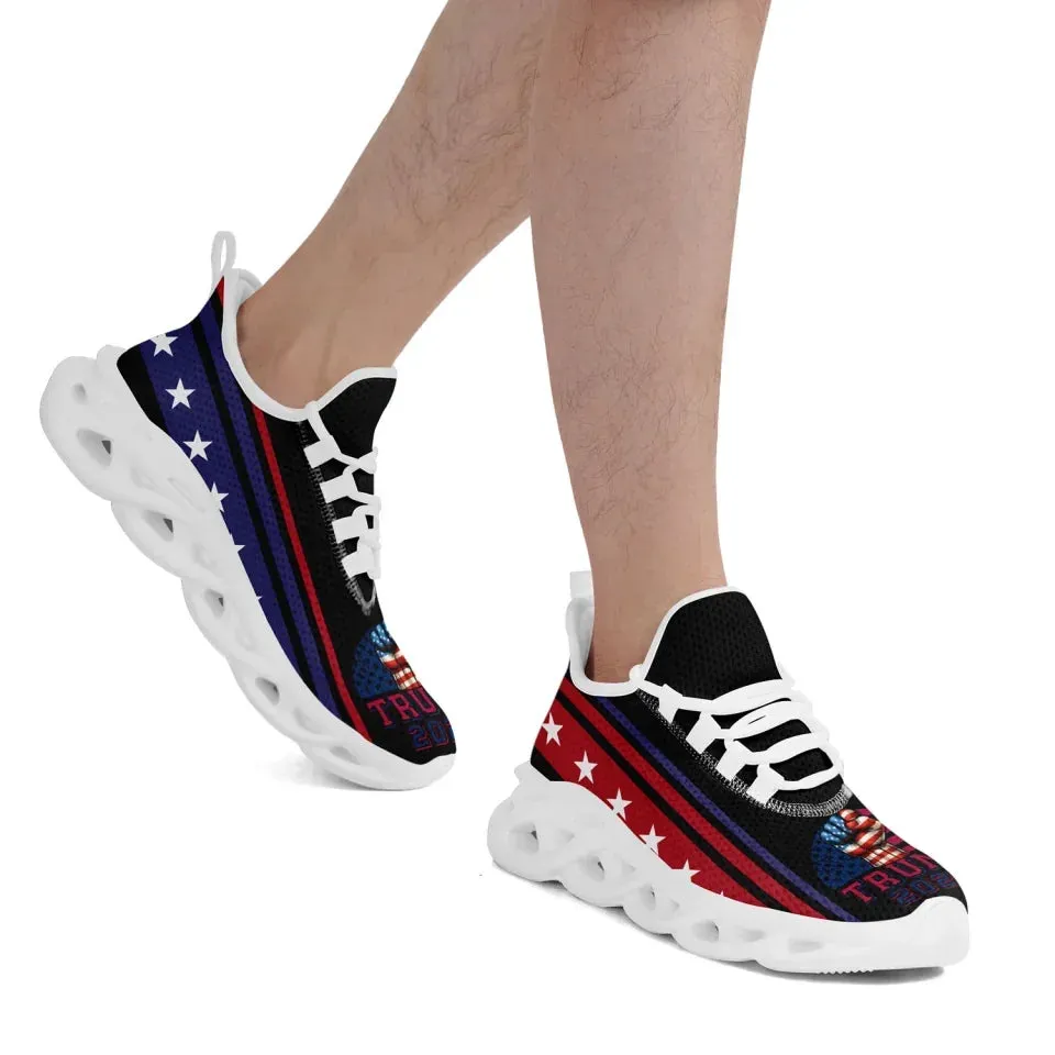 Unique Gift,Personalized Trump Collection  Sneakers Custom Star and Flag Shoes, Patriotic Shoes