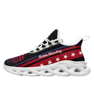 Unique Gift,Personalized Trump Collection  Sneakers Custom Star and Flag Shoes, Patriotic Shoes