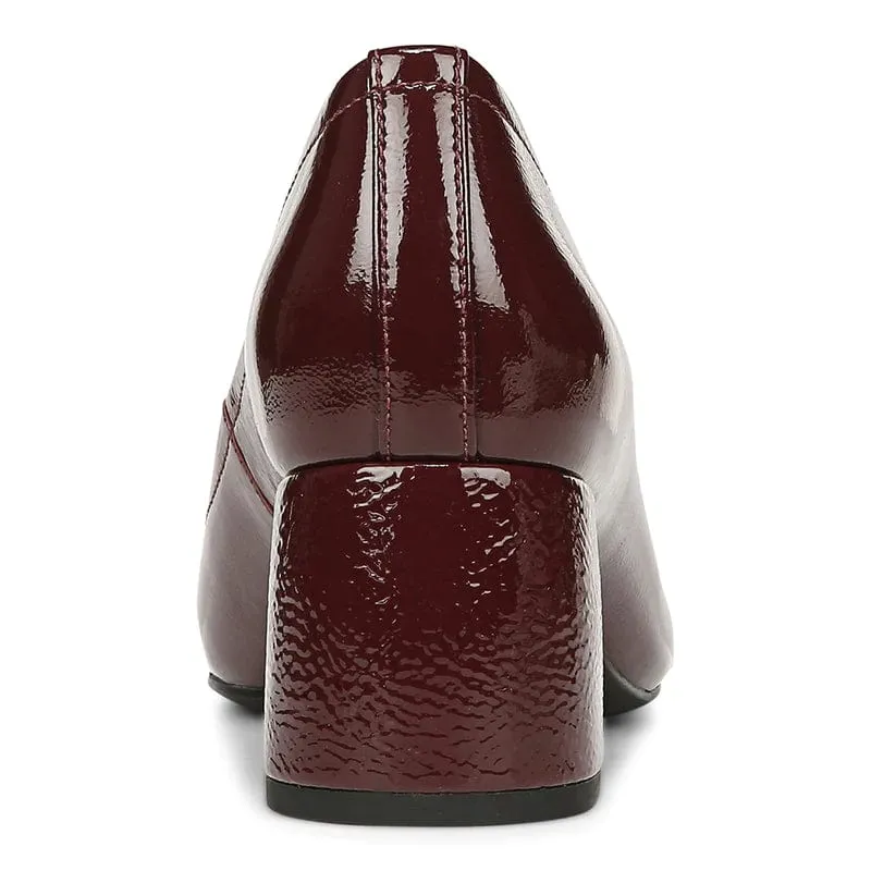 Vionic Women's Carmel Pumps- Crimson Patent
