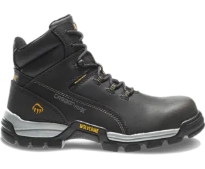 Wolverine W10304 Men's Tarmac 6" Waterproof Reflective Composite-Toe EH Work Boot - Black