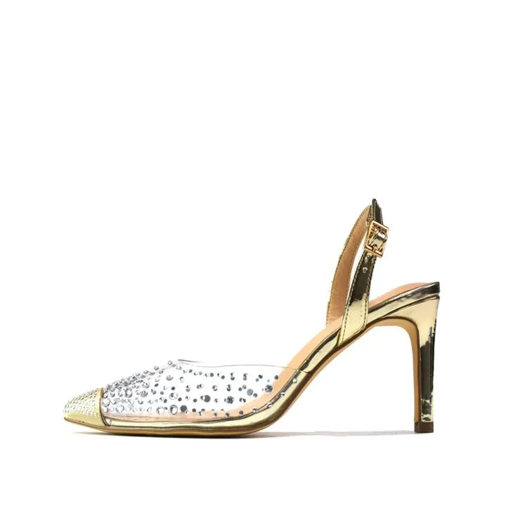 Womens Court Shoes Gold
